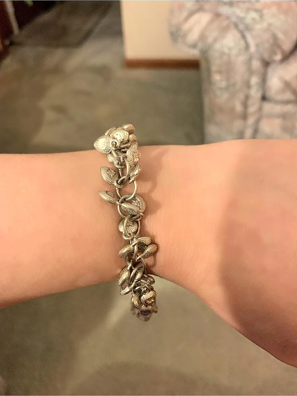 Silver Heart Bracelet
